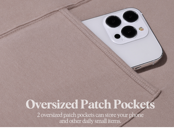 Oversized Patch Pockets