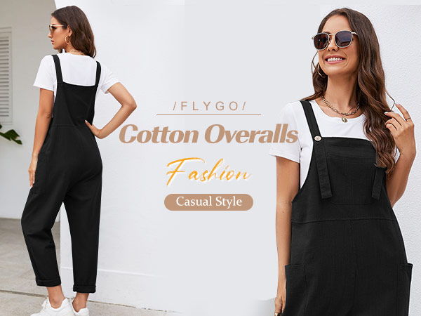 cotton overalls for women