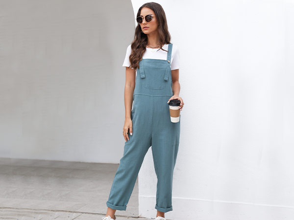 blue overalls 