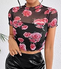 floral tops for women