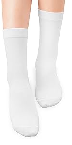 white dress socks