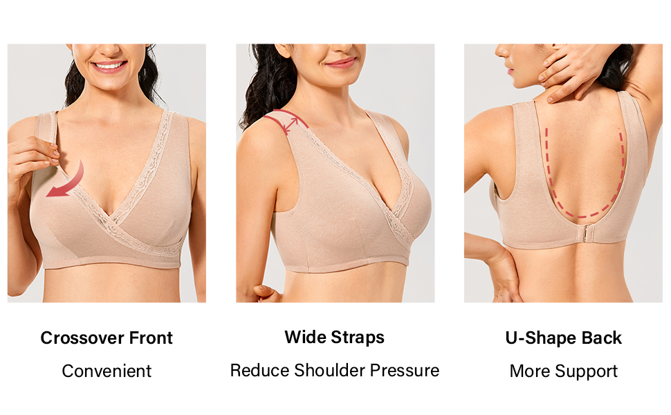 Wireless Maternity Nursing Bras