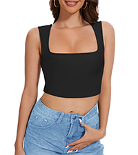 square neck top