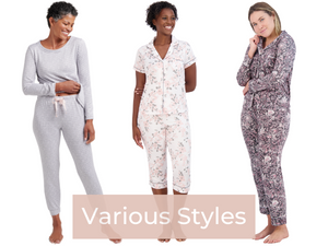 TAHARI Soft and Cozy Sleepwear for Women, Short and Long Sleeve Pants Pajama Sets