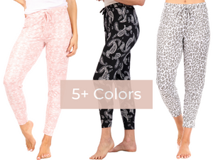 TAHARI Women''s Soft and Cozy Sleepwear, Elastic Waistband Pajama Joggers