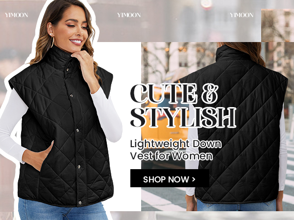 sleeveless puffer vest