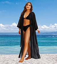 swim coverup women plus size