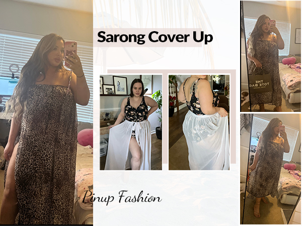 sarong coverups for women plus size