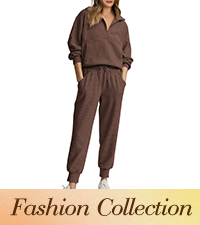 Long Sleeve Half Zip Sweatshirt Sweatpants Lounge Set Sweatsuits Casual Tracksuits jogging outfits