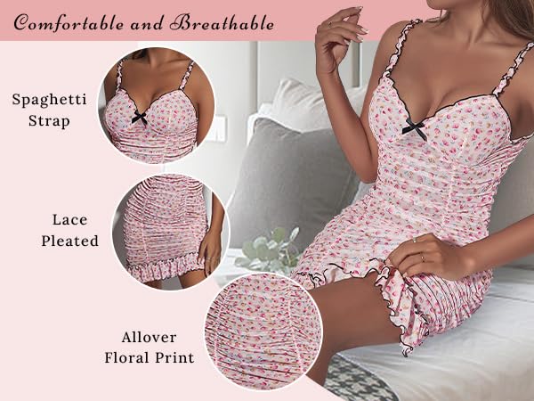 slim fit nightgown