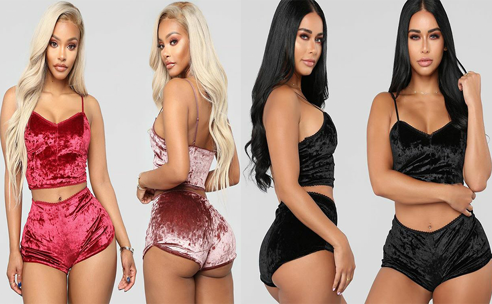 Velvet Lounge Sets for Women 