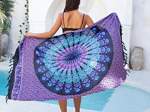 peacock sarong