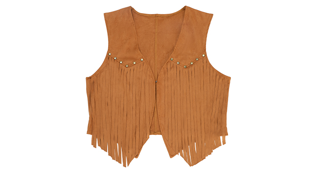 suede fringe vest western cowgirl fringe top 70s hippie costume vest women fringe vest tassel vest