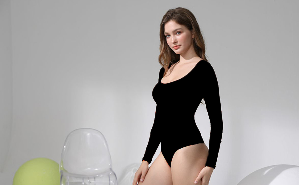 square neck bodysuit 