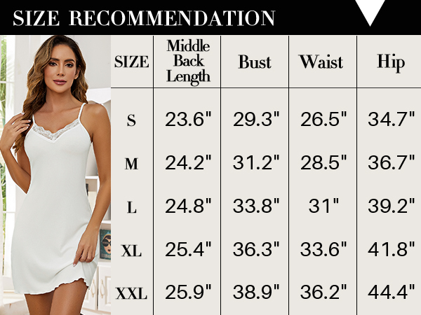 lace sleeveless nightgowns for women