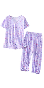 purple star pajamas