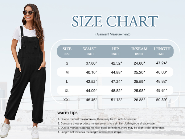 overalls womens casual summer jumpsuits cute summer outfits fashion long pants romper wide leg pants