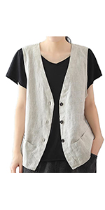 lightweight sleeve cotton linen blazer