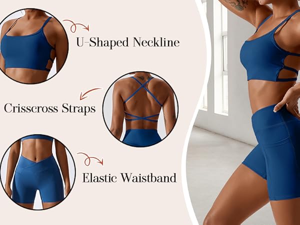 2 piece workout sets for women