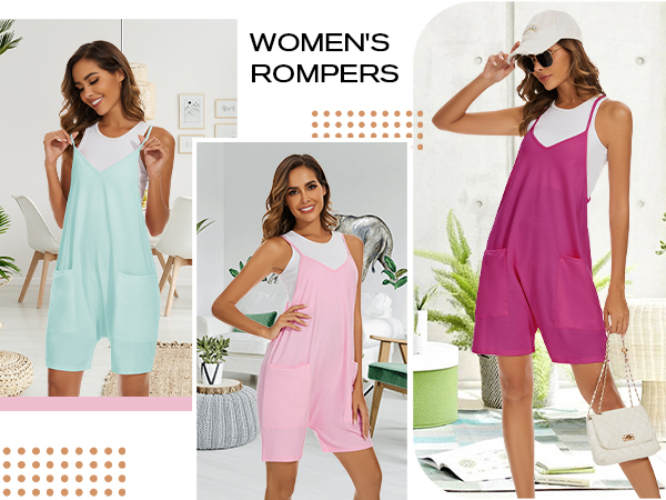 Sleeveless Rompers