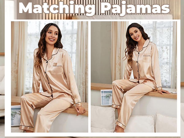 Womens 4pcs Pajamas Sets