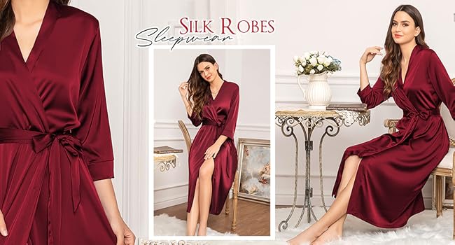 satin robes