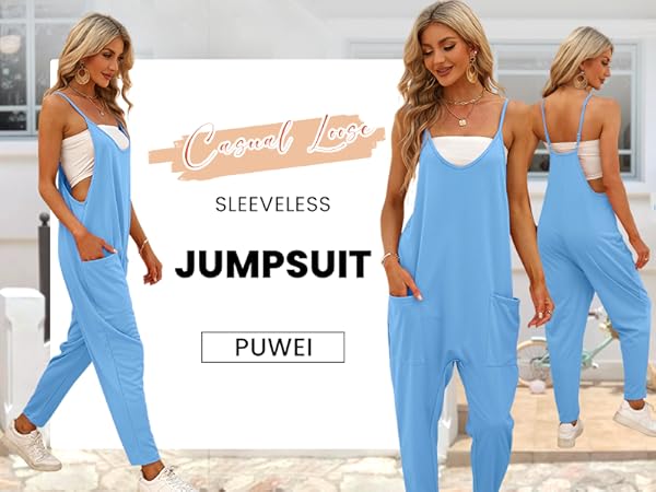 Blue Jumpsuit