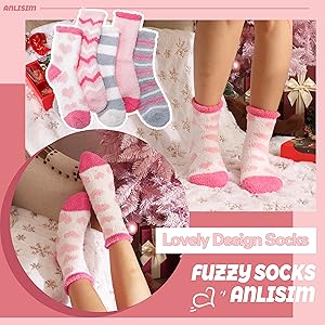 women fuzzy socks