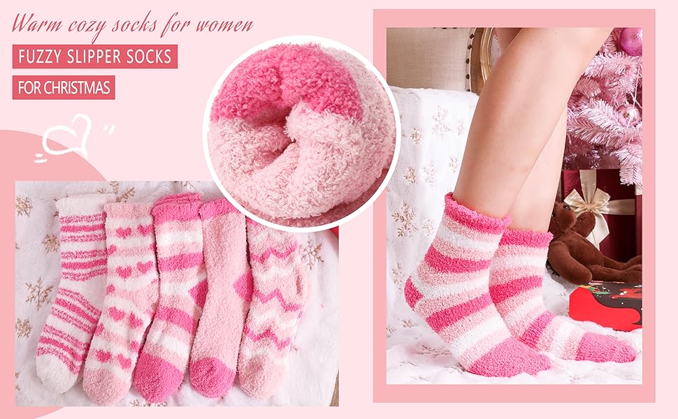 women fuzzy socks