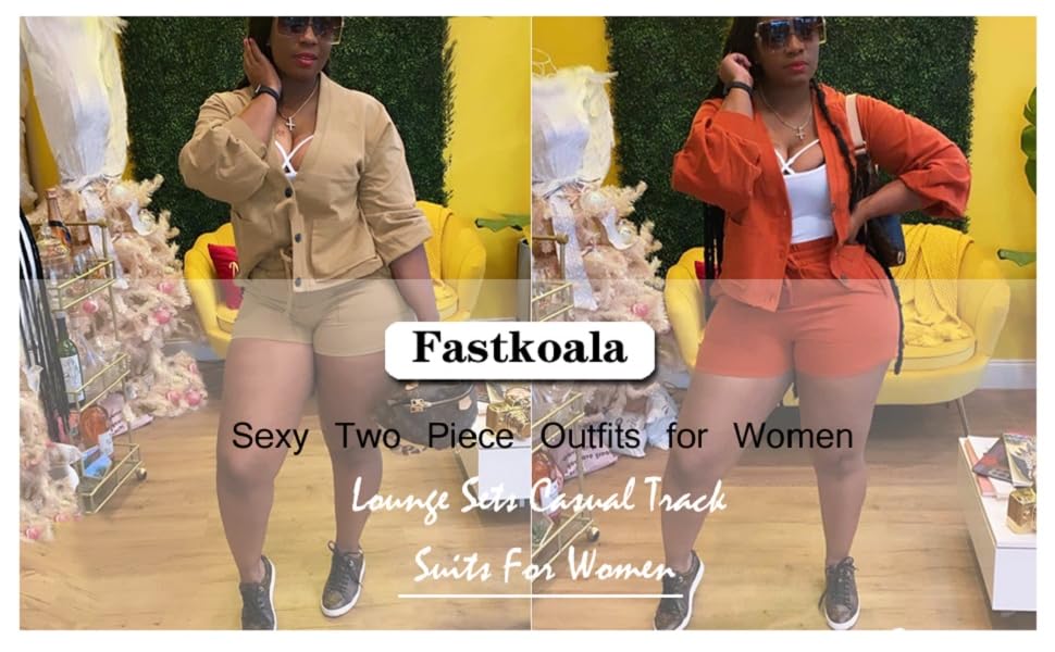 Sexy Two Piece Outfits for WomenJogging Suits Sweatsuit For Women 2 Piece