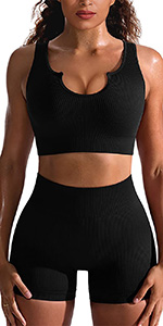 Crop Top & Shorts Workout Sets