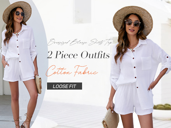 2 piece outfits for women summer