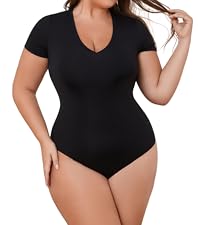 plus size bodysuit short sleeve