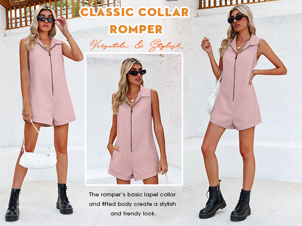 Classic Collar Romper