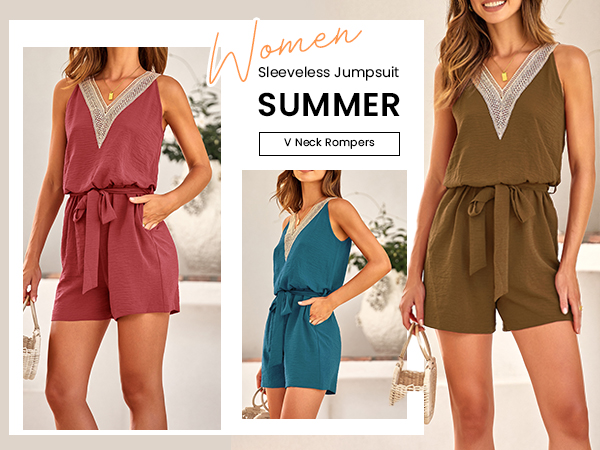 Womens Summer Romper 