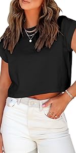 balck crop top