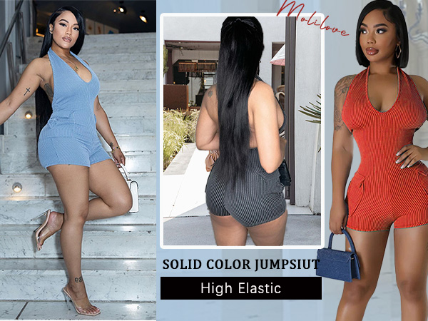  womens jumpers and rompers casual/ cotton jumpsuits for women/ backless jumpsuits for women 