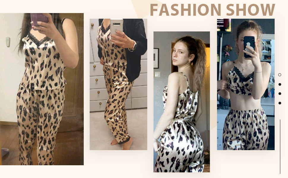 leopard print pajamas for women leopard pajamas for women