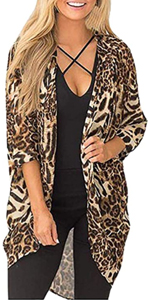 Leopard Print Cardigan