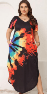 Women Plus Size Beach Vocation Dress