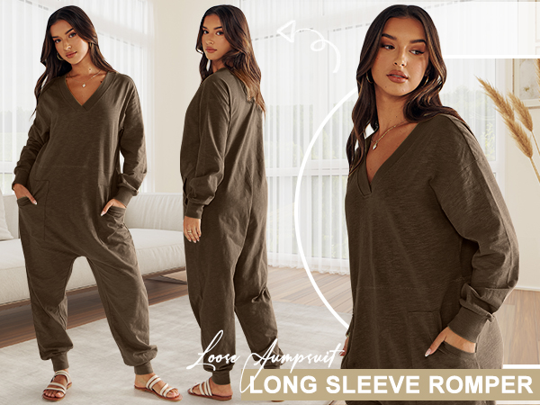 long sleeve jumpsuits for women