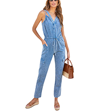 denim jumpsuit