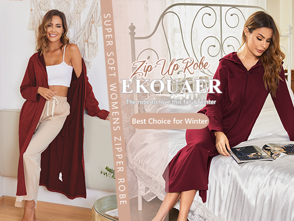 Ekouaer Robe for Women