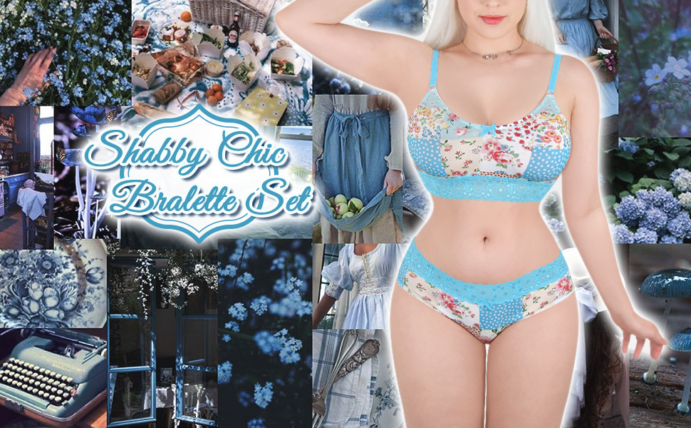 Shabby Chic Bralette Set