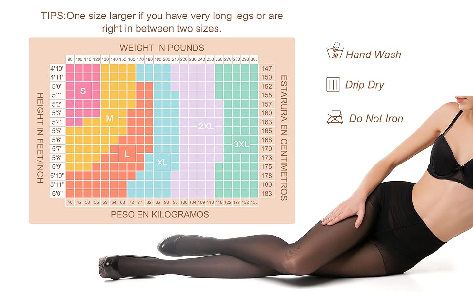 High Waist Pantyhose