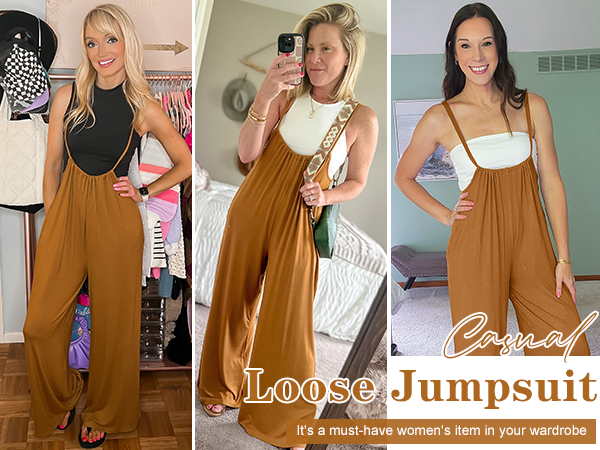 brown jumpsuit