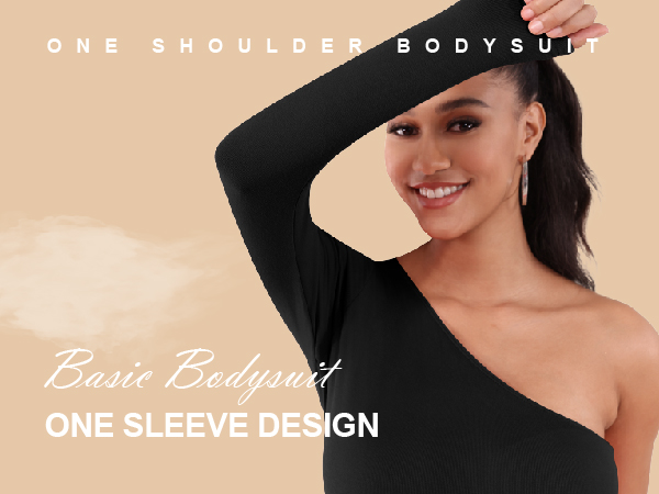 one shoulder bodysuit