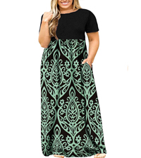 plus size ethnic dress