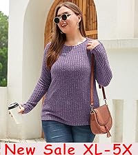 Plus Size Fall Sweaters for women