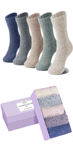 soft fuzzy socks for women